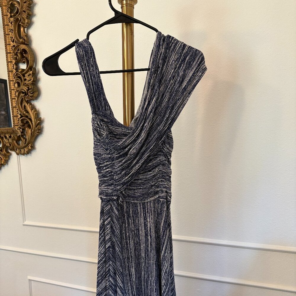 Anthropologie Blue & White Dress